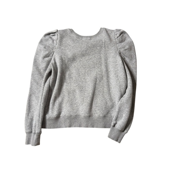 Rebecca Minkoff Gray Sweatshirt with Puff Sleeves - Picture 5 of 10